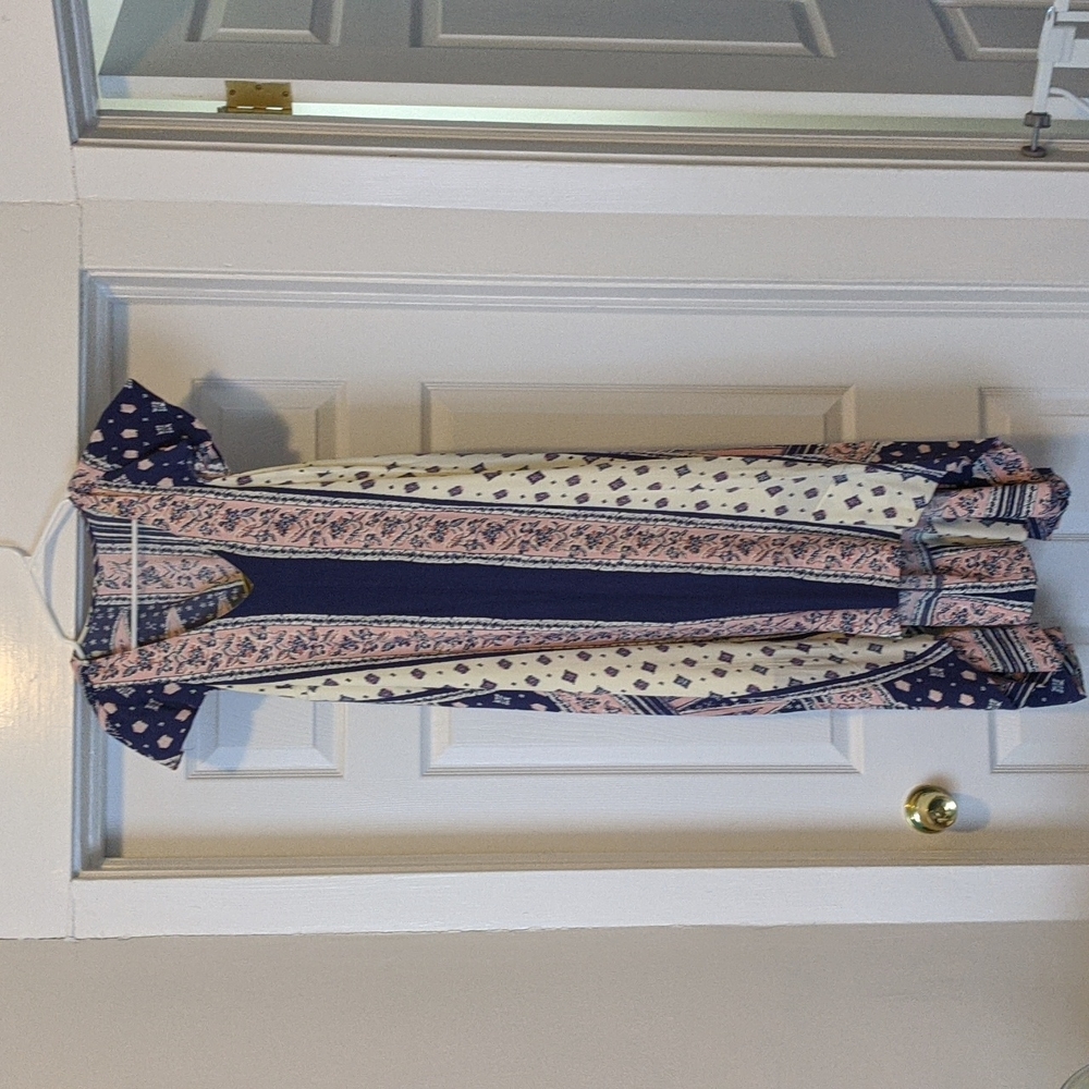 Fun Anthropologie Maeve hi low bandana print midi